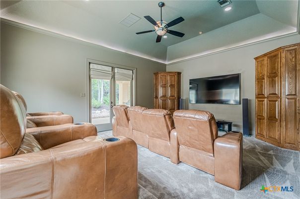 Home Theatre Room, Interior, Recessed Lighting, Theatre Room