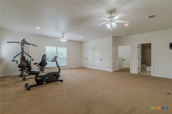 Fitness Equipment, Interior, Recessed Lighting