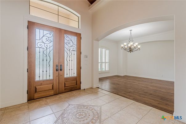 Chandelier, Interior, Wood Texture Flooring