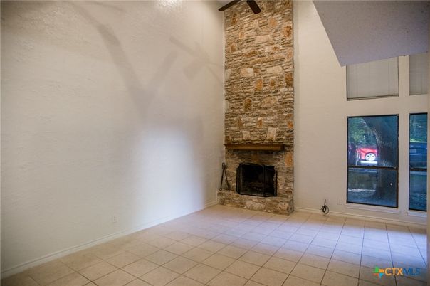 Empty room, Fireplace, Interior, Stone Walls