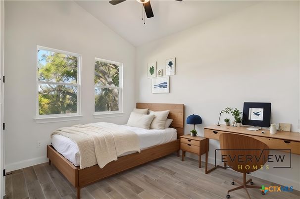 Bedroom, Home Office, Interior, Wood Texture Flooring