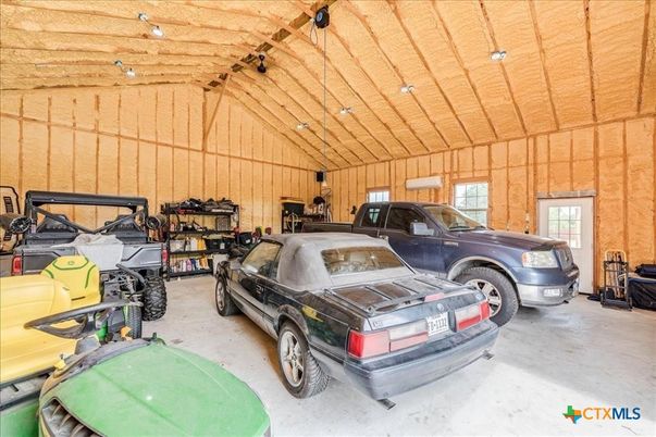 Garage, Interior, Wooden Ceilings, Wooden Walls