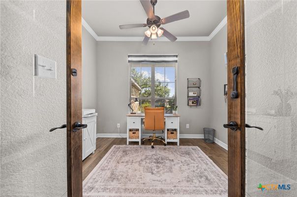 Home Office, Interior, Wood Texture Flooring