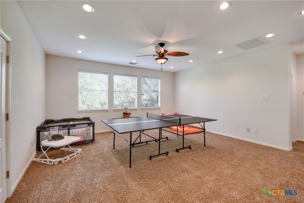 Game Room, Interior, Recessed Lighting