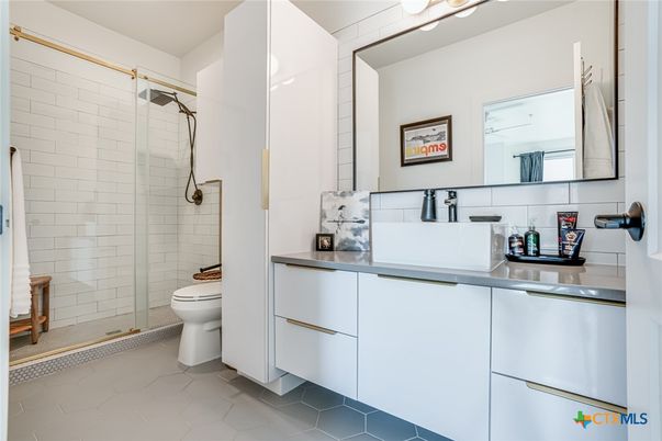 Bathroom, Glass Shower, Interior