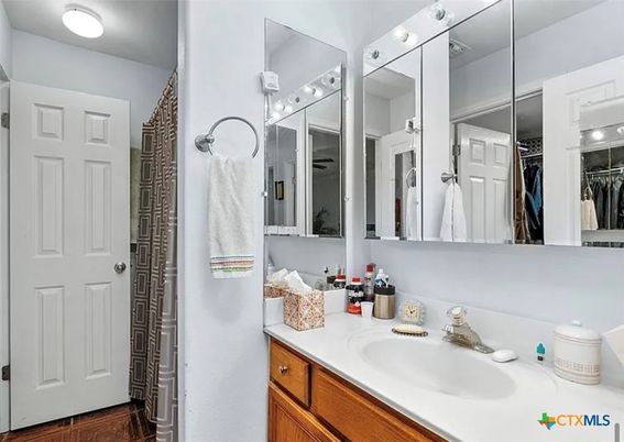 Bathroom, Interior, Wood Texture Flooring