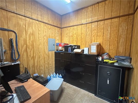 Home Office, Interior, Wooden Walls