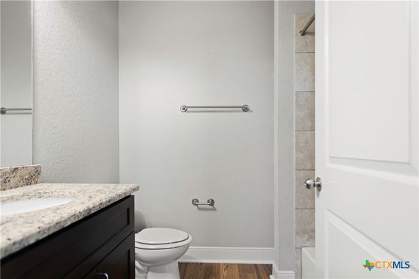 Bathroom, Interior, Wood Texture Flooring