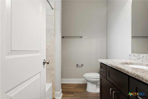 Bathroom, Interior, Wood Texture Flooring