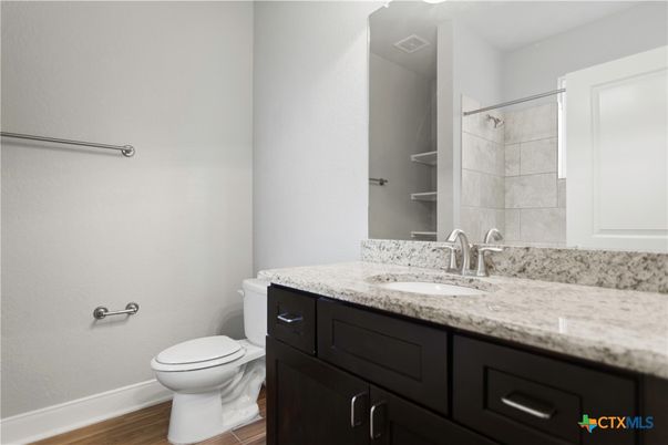 Bathroom, Interior, Wood Texture Flooring