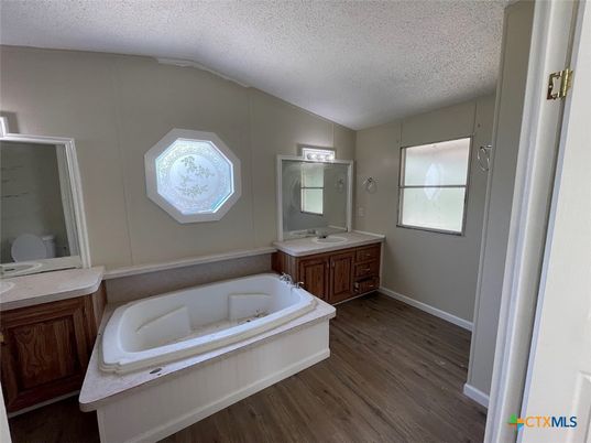 Bathroom, Interior, Wood Texture Flooring