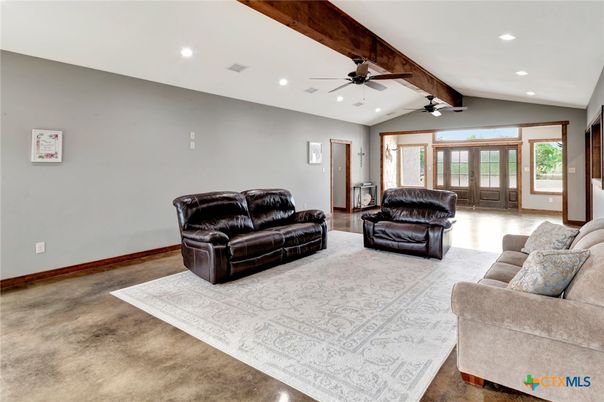 Interior, Living room, Recessed Lighting