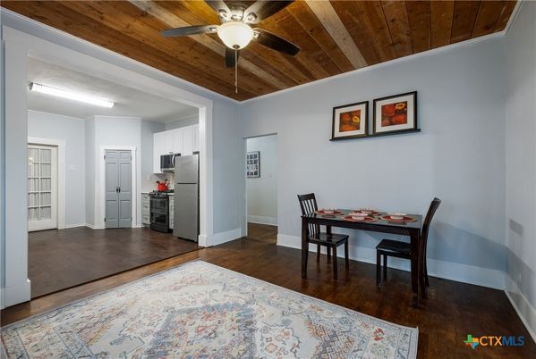 Dining room, Interior, Kitchen, Wooden Ceilings, Wood Texture Flooring