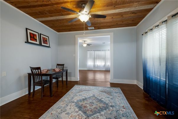 Dining room, Interior, Wooden Ceilings, Wood Texture Flooring