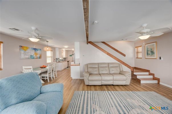 Dining room, Interior, Kitchen, Wooden Beams, Wood Texture Flooring