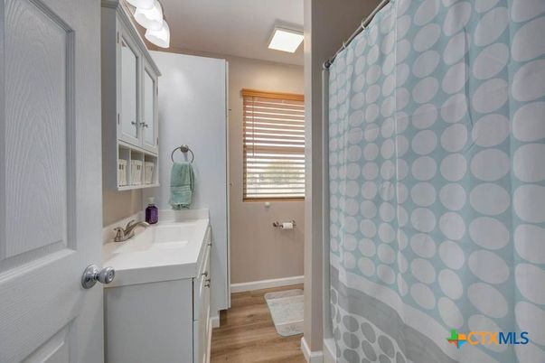 Bathroom, Interior, Wood Texture Flooring