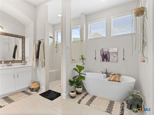 Bathroom, Free Standing Baths, Interior, Recessed Lighting