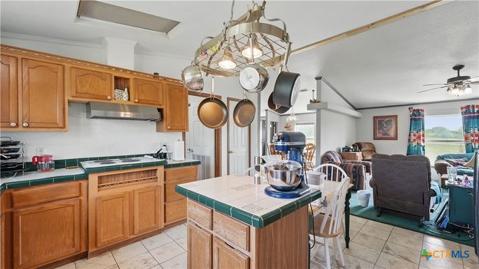 Interior, Kitchen, Tile Countertops