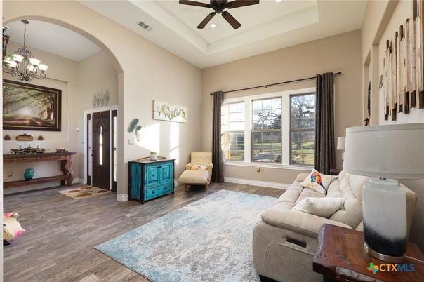 Chandelier, Interior, Living room, Pendant Lights, Wood Texture Flooring