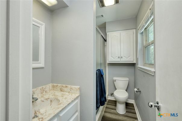 Bathroom, Interior, Wood Texture Flooring