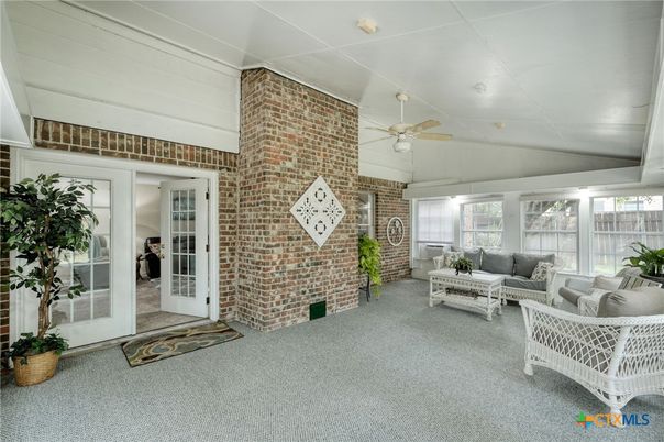 Interior, Living room, Stone Walls