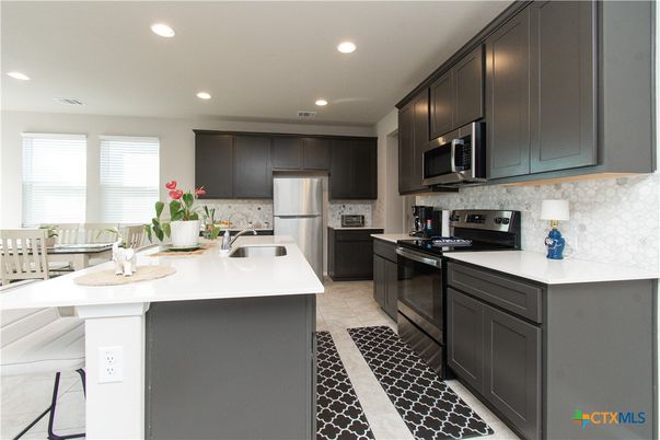 Interior, Kitchen, Recessed Lighting, Stainless Steel Appliances
