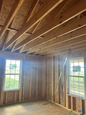 Empty room, Interior, Wooden Beams, Wooden Ceilings, Wooden Walls