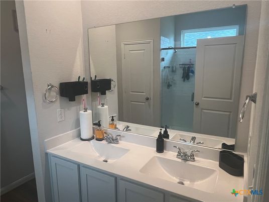 Bathroom, Dual Sink Vanities, Glass Shower, Interior