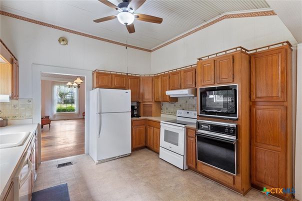 Interior, Kitchen, Wood Texture Flooring