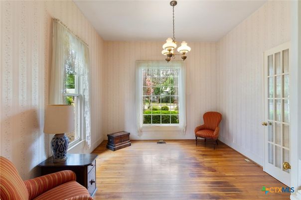 Chandelier, Interior, Wood Texture Flooring