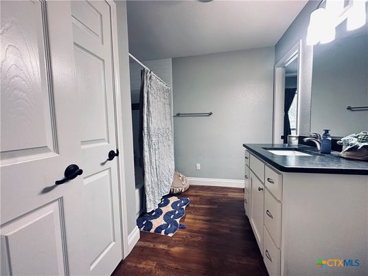 Bathroom, Interior, Wood Texture Flooring
