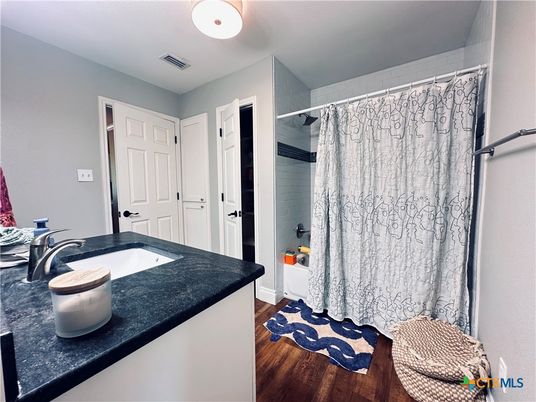 Bathroom, Interior, Wood Texture Flooring