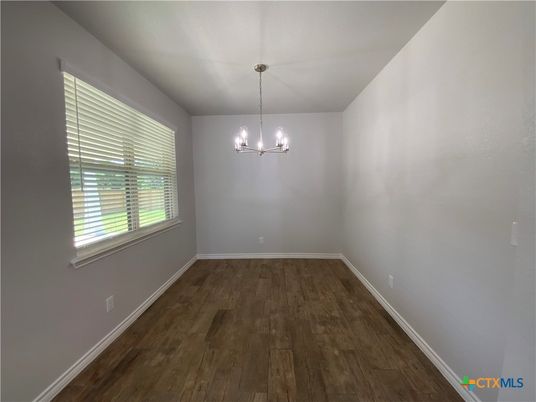 Empty room, Interior, Pendant Lights, Wood Texture Flooring