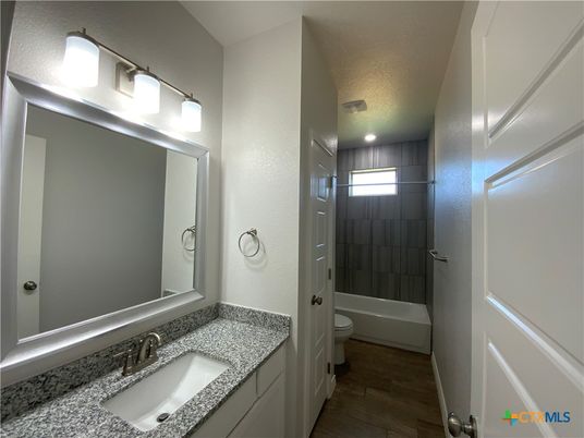 Bathroom, Interior, Wood Texture Flooring