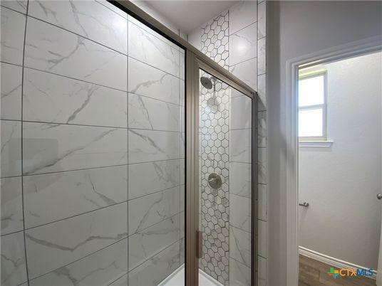 Bathroom, Glass Shower, Interior, Marble Walls