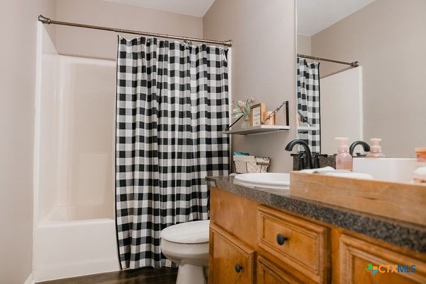 Bathroom, Interior, Wood Texture Flooring
