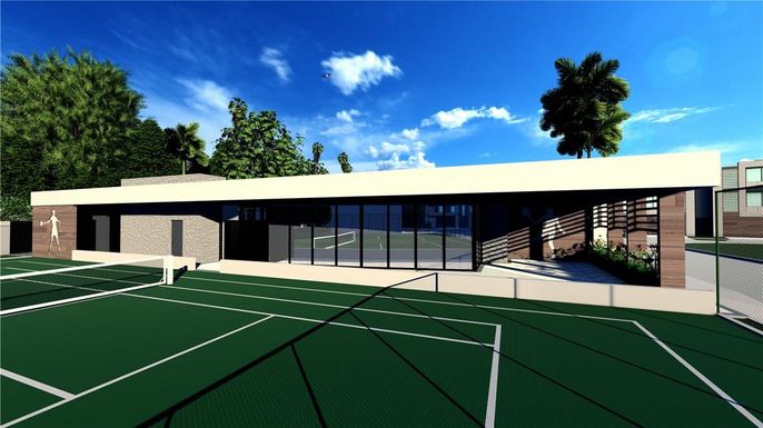 Exterior, Tennis Courts