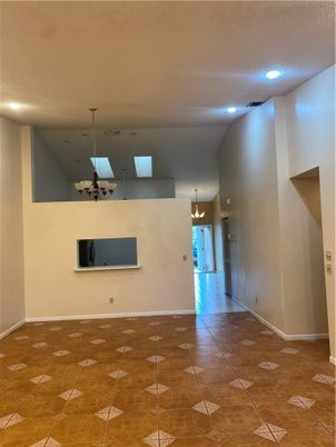 Chandelier, Empty room, Interior, Recessed Lighting