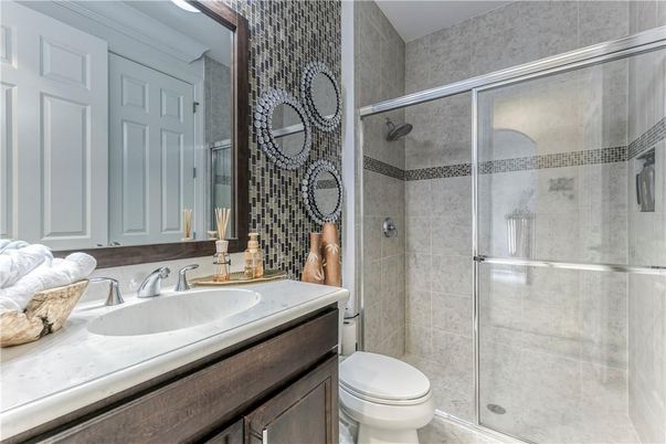 Bathroom, Glass Shower, Interior