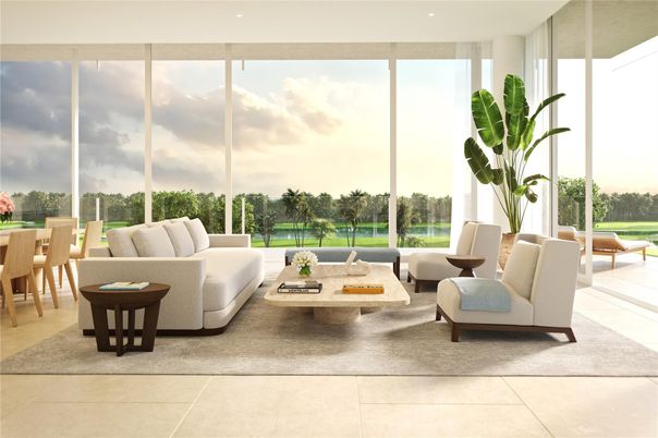 Interior, Living room, Recessed Lighting