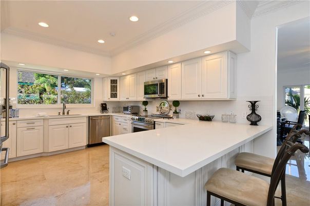 Interior, Kitchen, Recessed Lighting, Stainless Steel Appliances