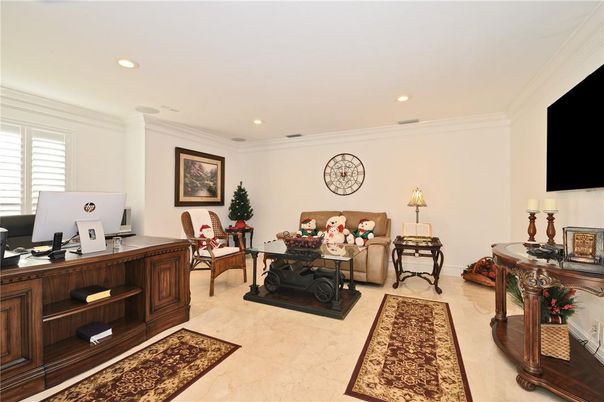 Home Office, Interior, Recessed Lighting