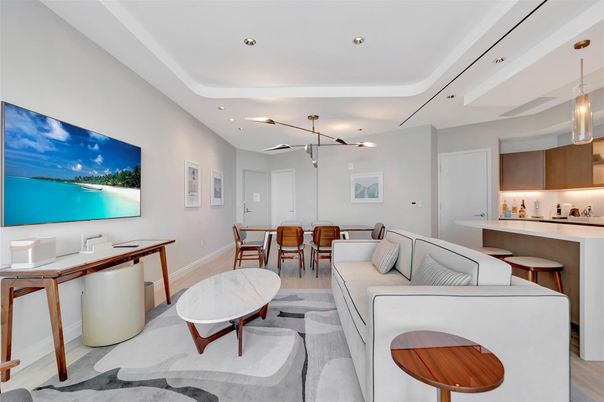 Dining room, Interior, Kitchen, Living room, Pendant Lights, Recessed Lighting