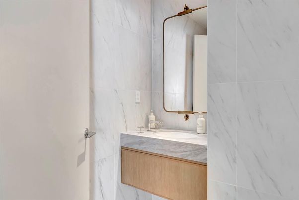 Bathroom, Interior, Marble Walls