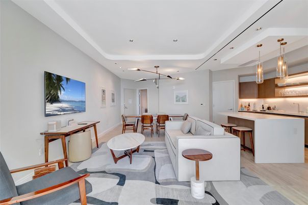 Dining room, Interior, Kitchen, Living room, Pendant Lights, Recessed Lighting