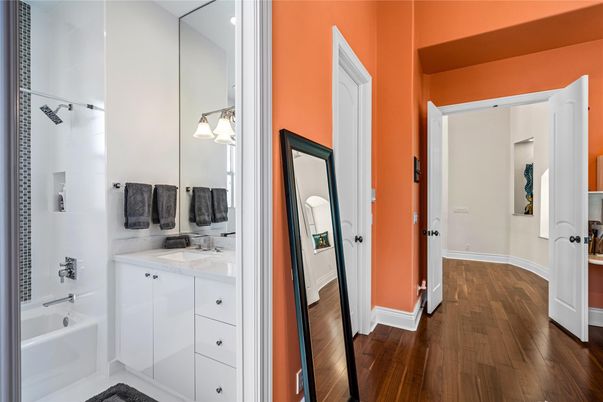 Bathroom, Interior, Wood Texture Flooring