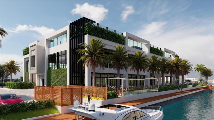 Exterior, Facade, Pool, Modern