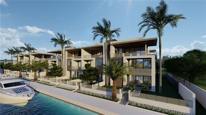 Exterior, Facade, Pool, Modern