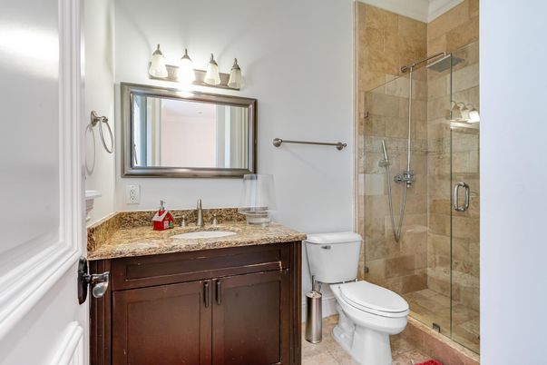 Bathroom, Glass Shower, Interior