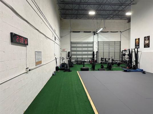 Fitness Equipment, Interior, Recessed Lighting